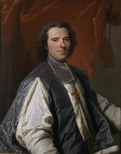 Hyacinthe Rigaud Portrait de Claude de Saint-Simon (1695-1760), eveque de Metz Sweden oil painting art